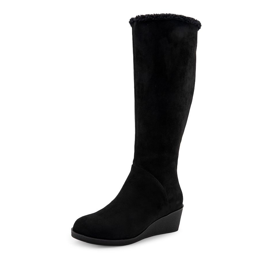 aerosoles binocular tall suede boots