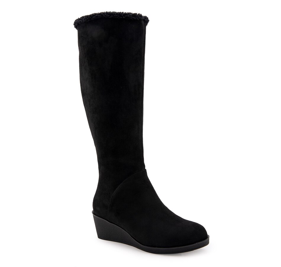 aerosoles binocular tall suede boots