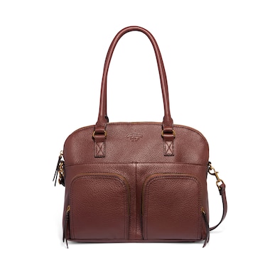 ALC Handbags Oak Classic Dome Satchel