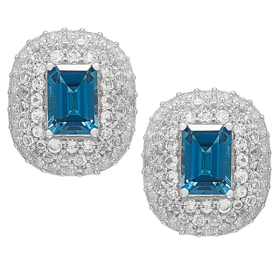 Image 527333.jpg, Product 527-333 / Price $649.33, GEMistry 14K White Gold London Blue and White Topaz Earrings from GEMistry on TSC.ca's Jewellery department