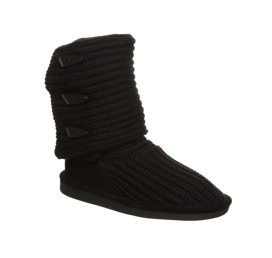 Image 527606_BLK.jpg, Product 527-606 / Price $49.33, BEARPAW Knit Tall Boot from BEARPAW Footwear on TSC.ca's Shoes department