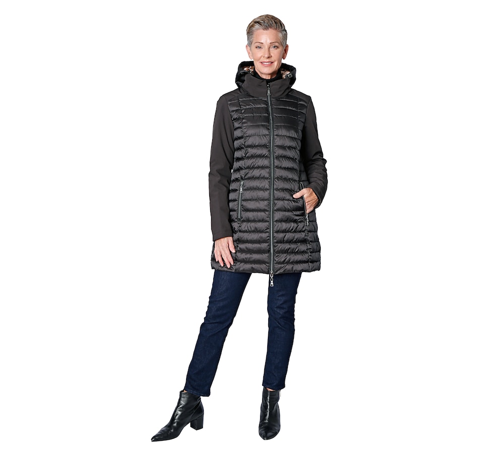 Image 527653_BLK.jpg , Product 527-653 / Price $109.88 , Nuage Ladies' Mixed Media Quilted Jacket from Nuage Outerwear - Alpha on TSC.ca's Fashion department