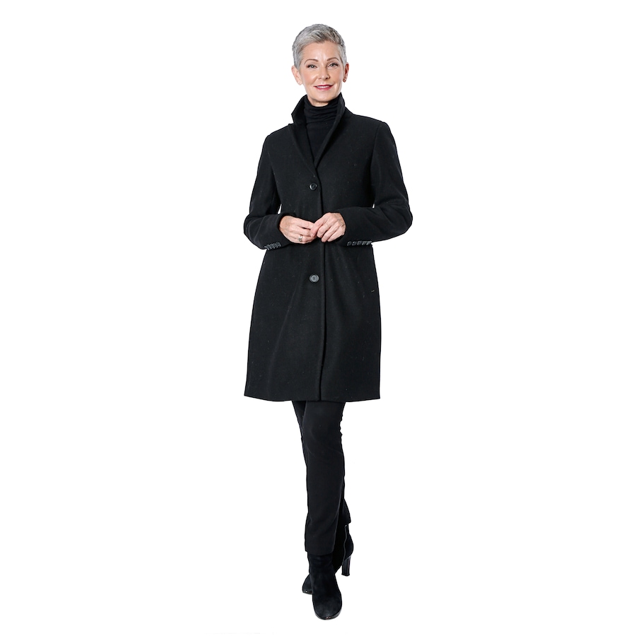 Image 527665_BLK.jpg, Product 527-665 / Price $129.33, Nuage Ladies Stretch Wool Coat from Nuage on TSC.ca's Fashion department