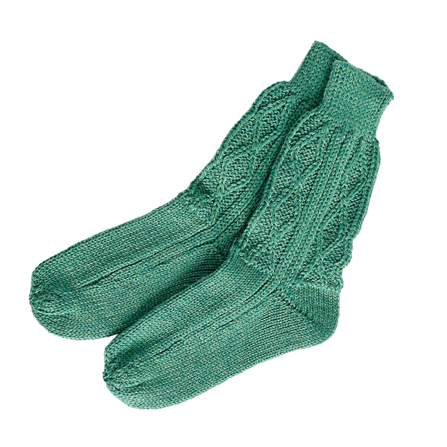 Image 527798_KWGN.jpg, Product 527-798 / Price $24.88, Aran Woollen Mills Merino Long Cable Socks from Aran Woollen Mills on TSC.ca's Fashion department
