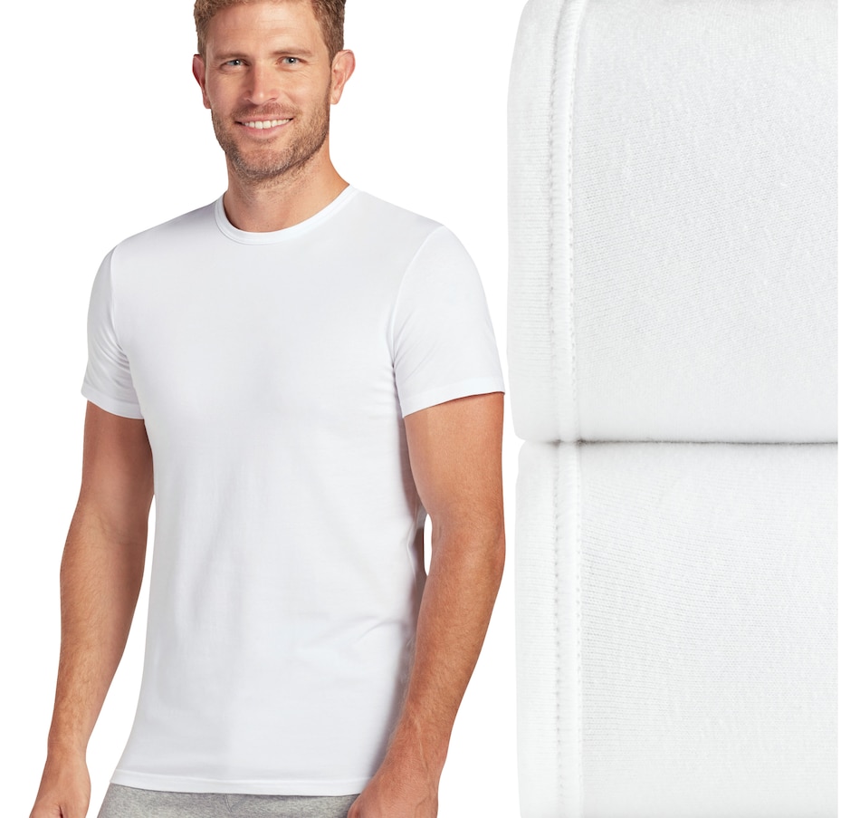 Image 527878_ALTMORE3.jpg, Product 527-878 / Price $36.00, Jockey Cotton Stretch Crew Neck Tee (2-pack) from Jockey on TSC.ca's Fashion department