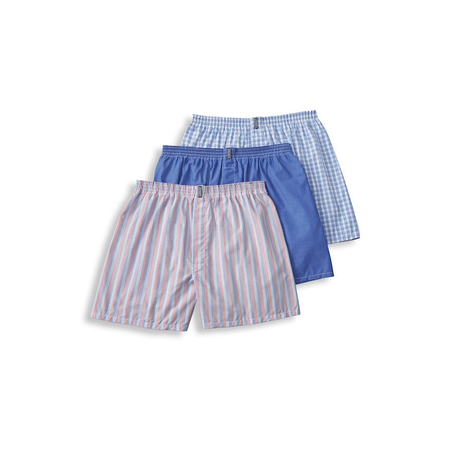 Image 527881_BLES.jpg, Product 527-881 / Price $46.00, Jockey Classic Woven Men's Boxer Shorts (3-pack) from Jockey on TSC.ca's Fashion department