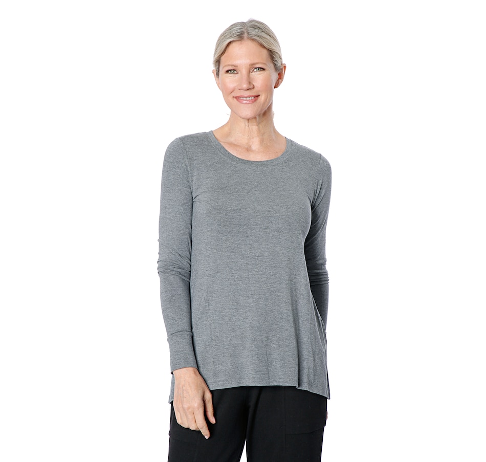 Cuddl Duds Womens Softwear w/ Stretch Long Sleeve Crew Top Ch Size Color  New