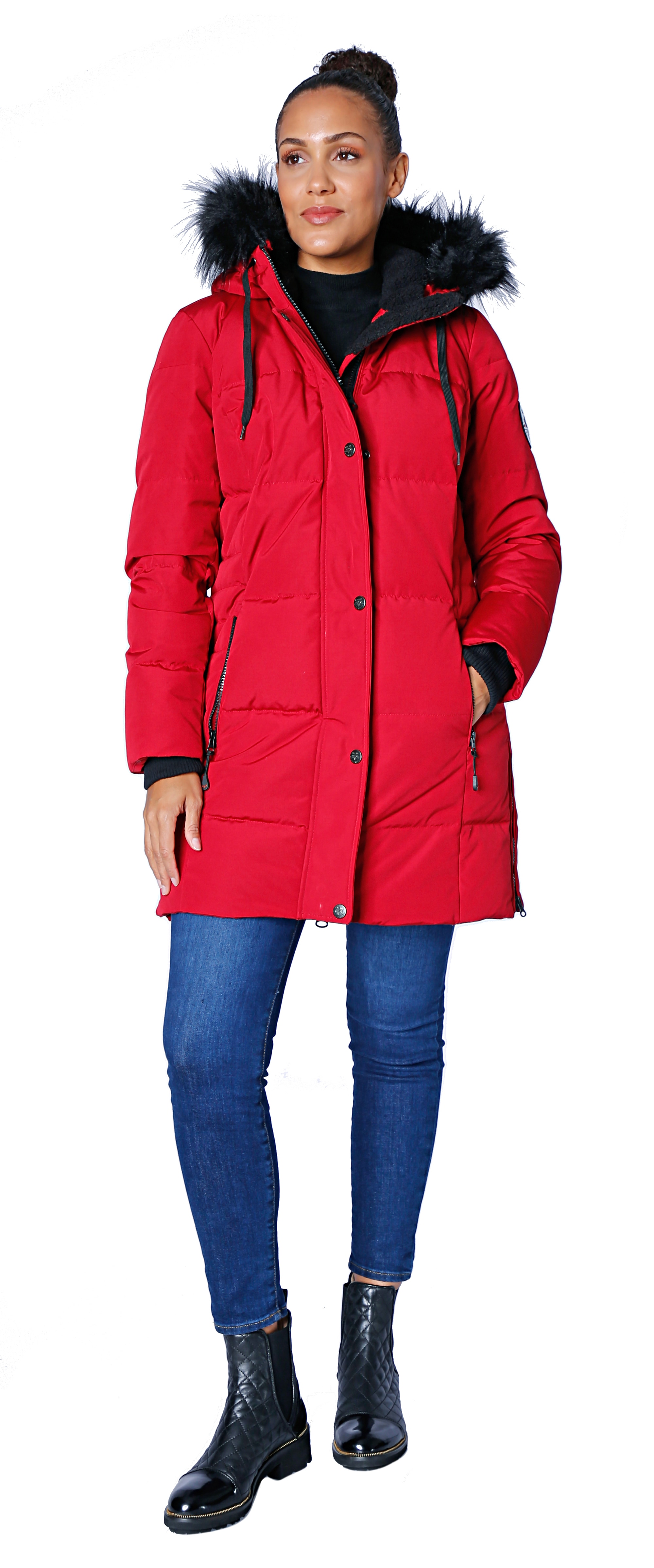 arctic expedition women's quilted down coat