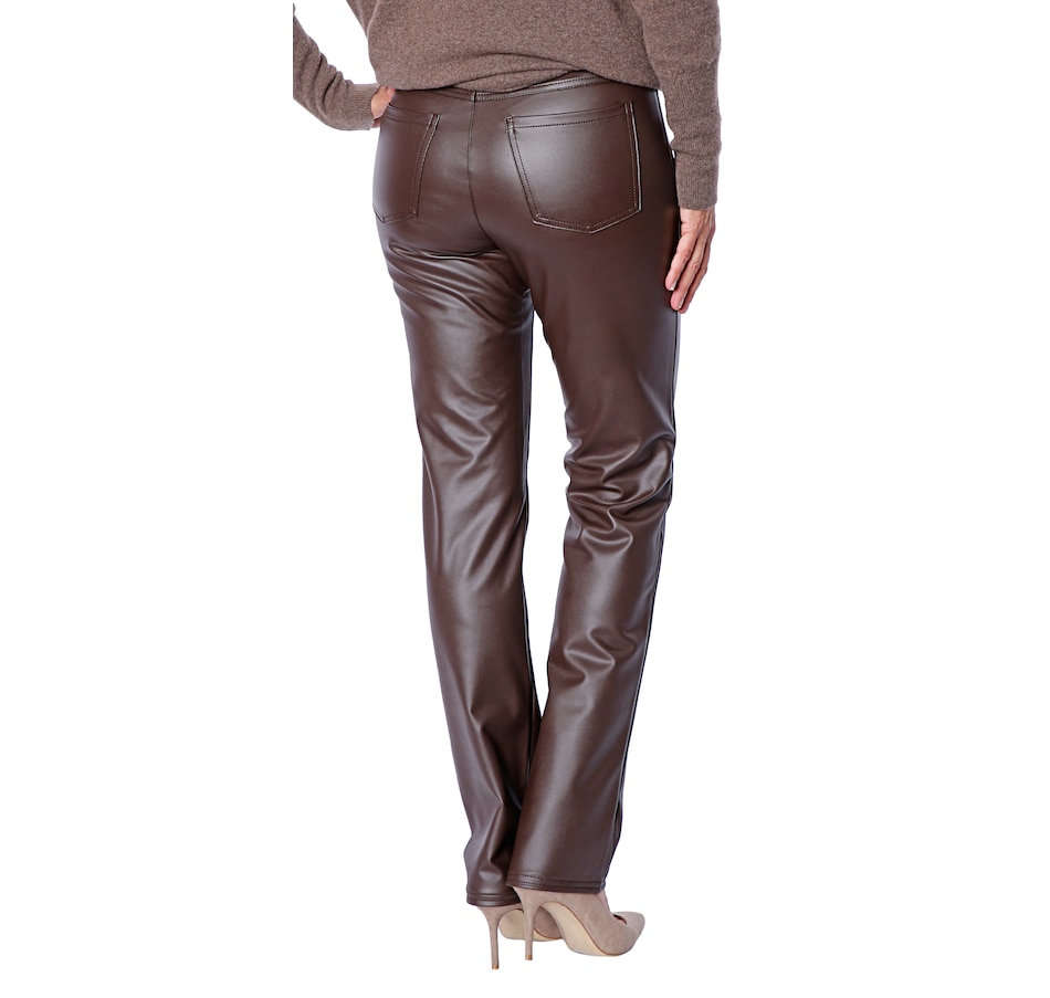 Clothing & Shoes - Bottoms - Pants - Bellina Leatherette Pull On Pant ...