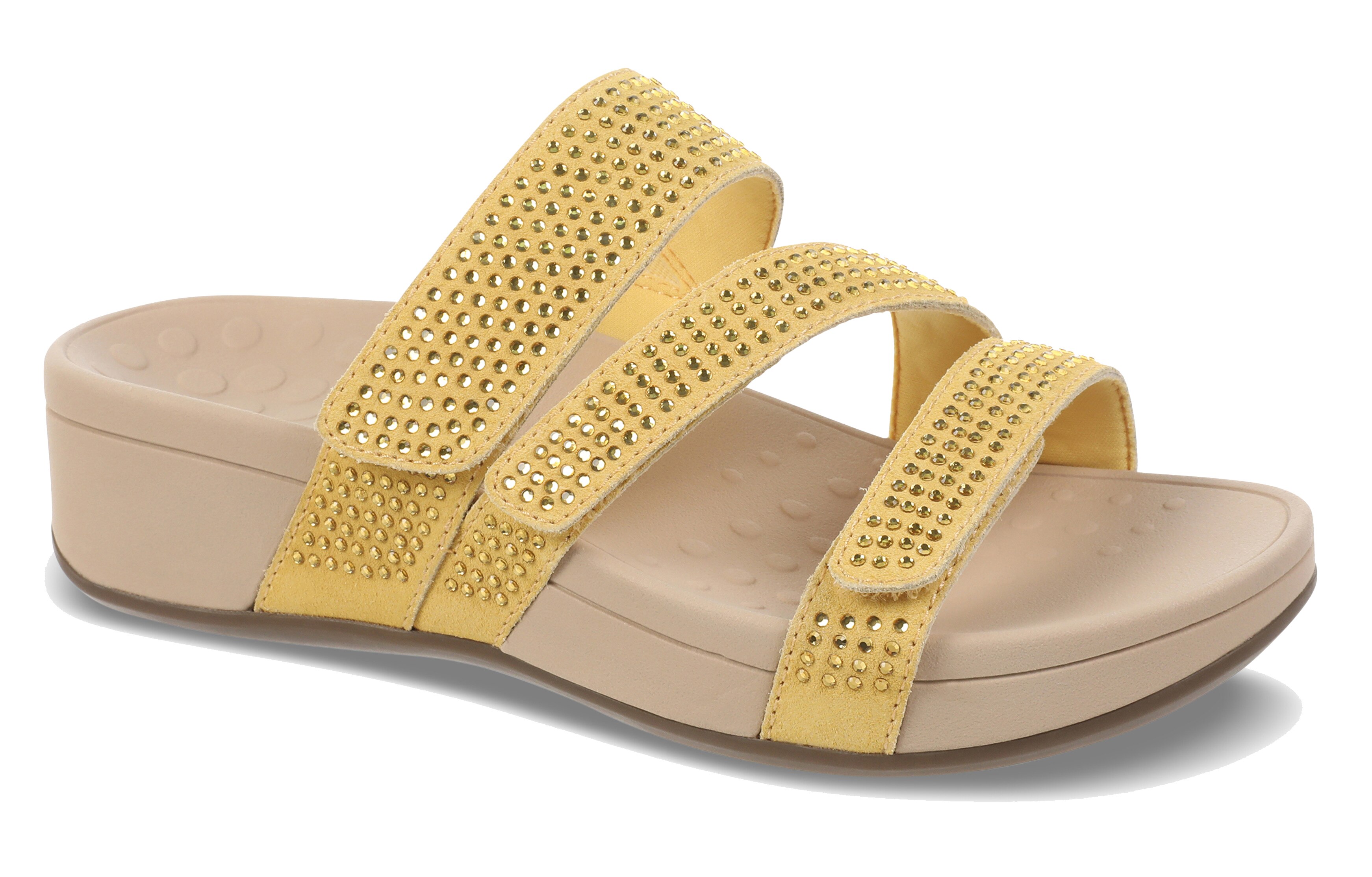 yellow vionic sandals