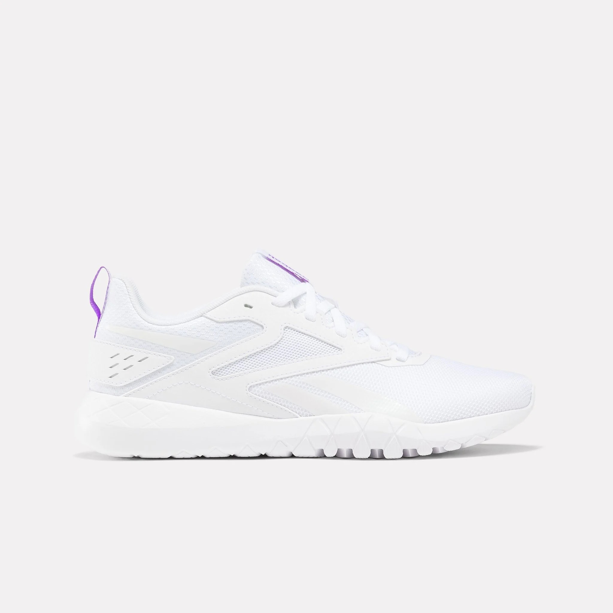 Reebok Footwear Women Flexagon Energy TR 4 Shoes FOOTWEAR WHITE DIGITAL PURPLE