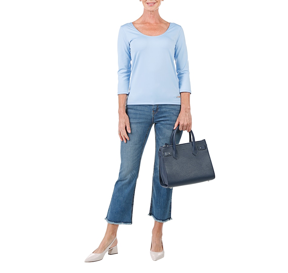 Image 528329_BLU.jpg, Product 528-329 / Price $59.33, PINK TARTAN Ballet Neck Top from PINK TARTAN on TSC.ca's Fashion department