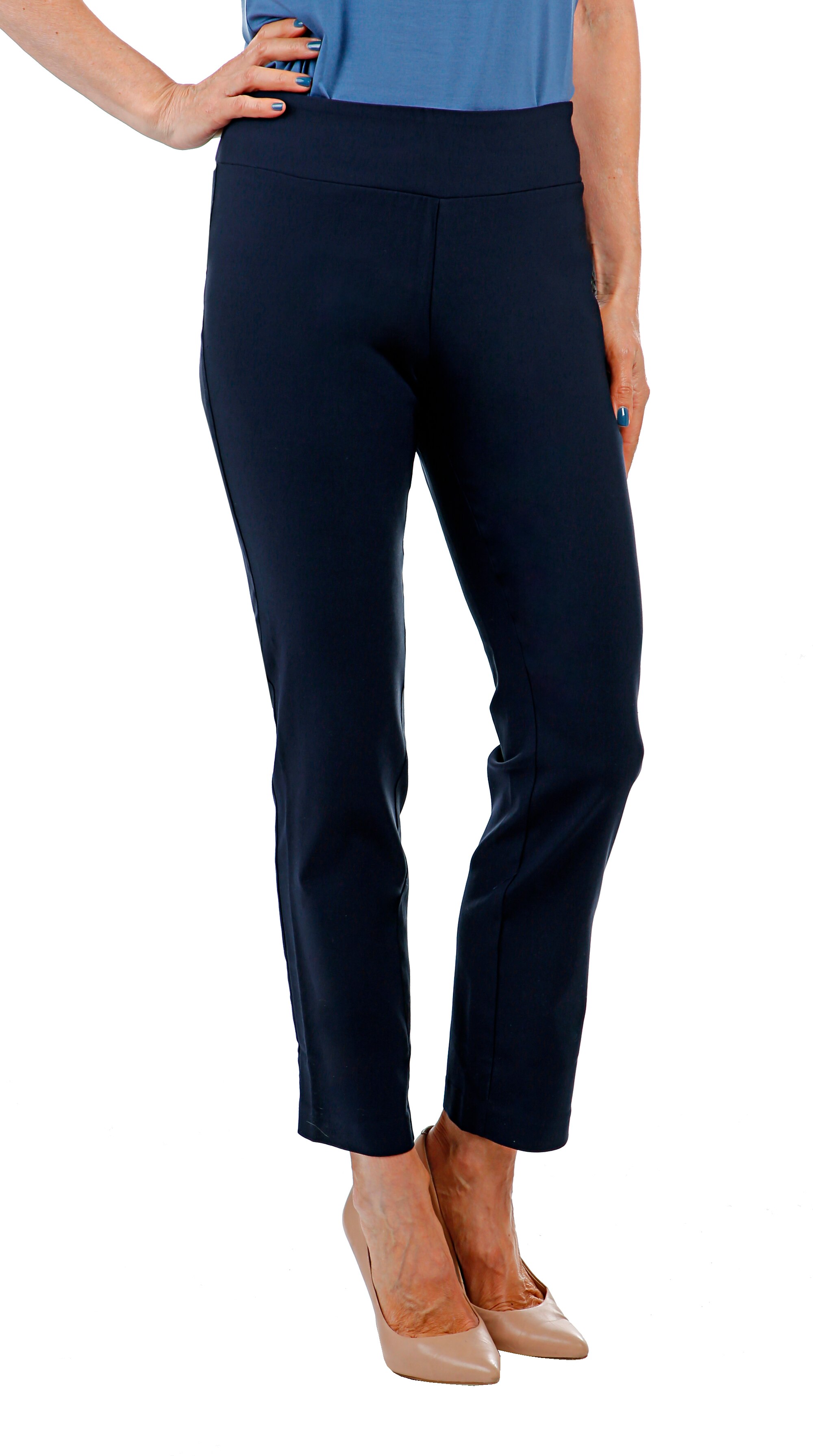 tummy control straight leg pants