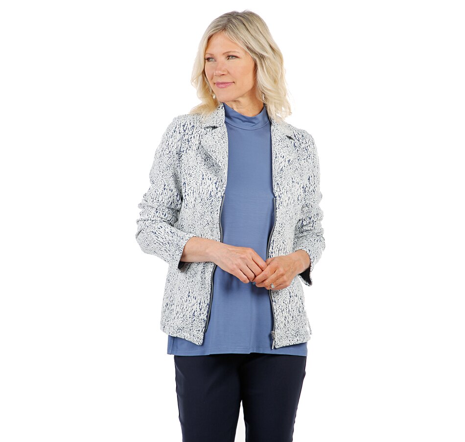 Image 528357_IVBL.jpg , Product 528-357 / Price $44.33 , Mr. Max Jacquard Knit Zip Jacket from Mr. Max on TSC.ca's Fashion department