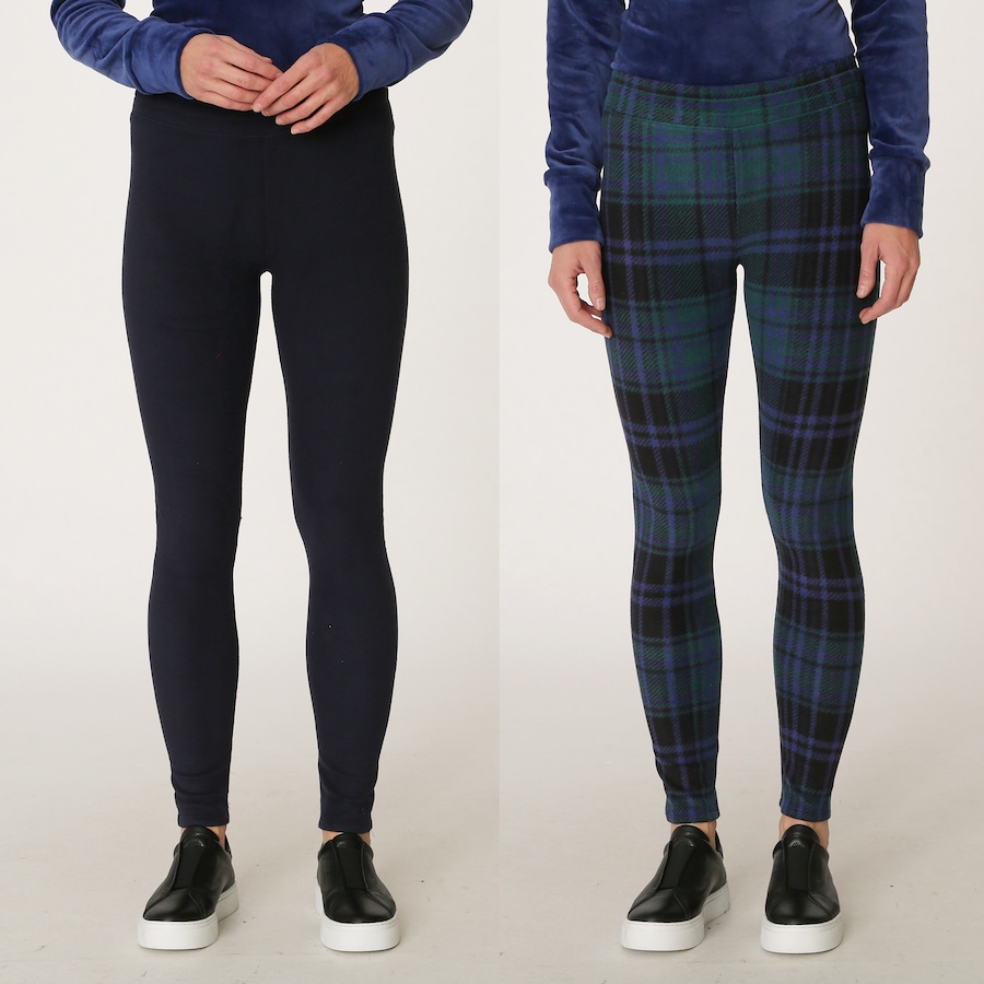 Image 528751_NVNPD.jpg, Product 528-751 / Price $14.33, Cuddl Duds Fleece Leggings 2-Pack from Cuddl Duds  on TSC.ca's Fashion department