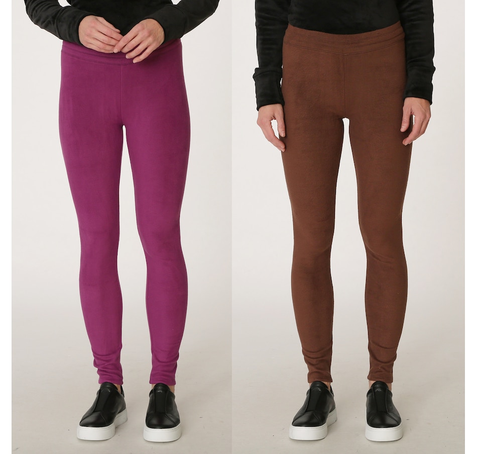 Clothing & Shoes - Bottoms - Leggings - Cuddl Duds Fleece Leggings 2-Pack -  Online Shopping for Canadians