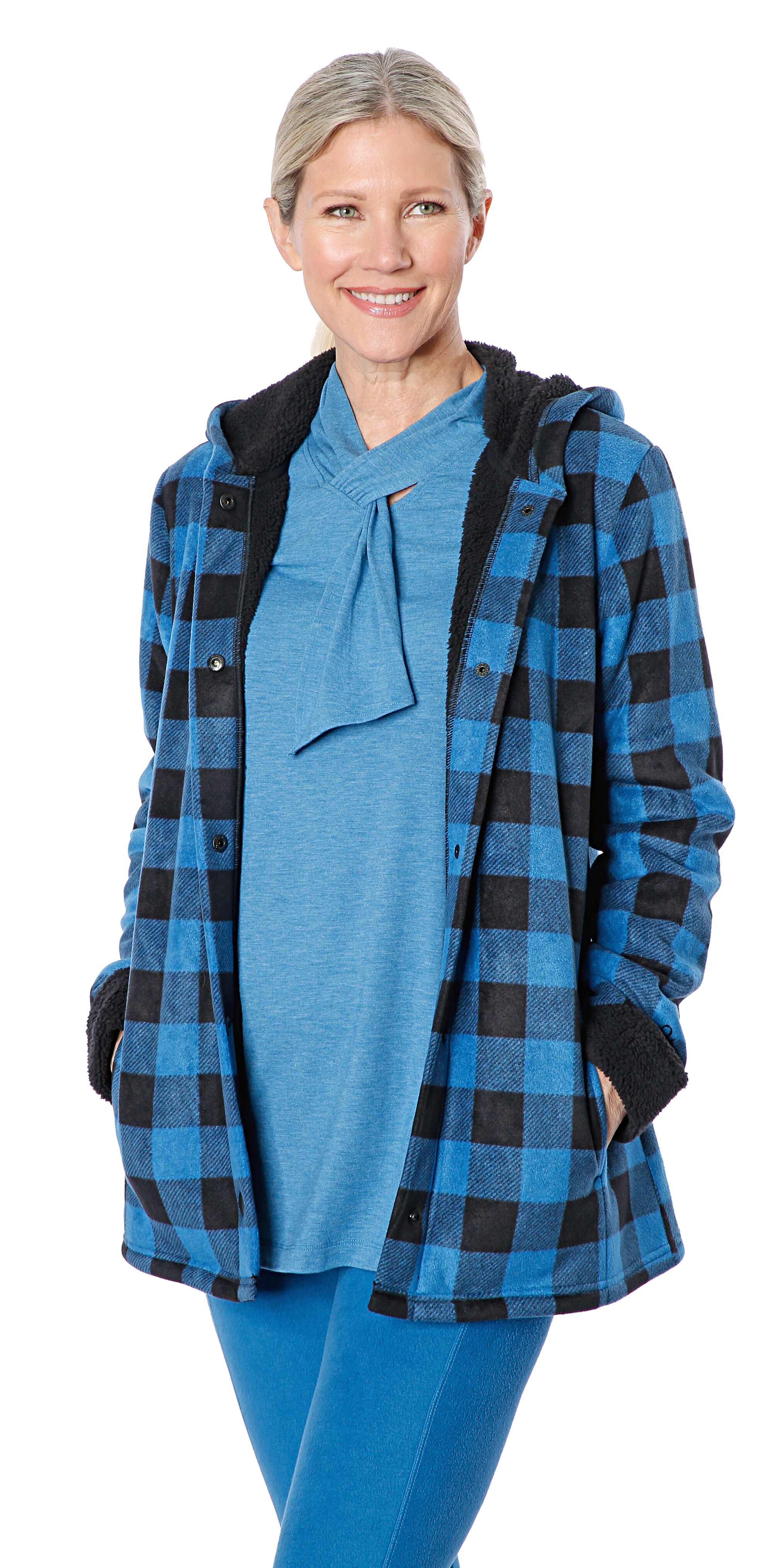 cuddl duds hooded fleece