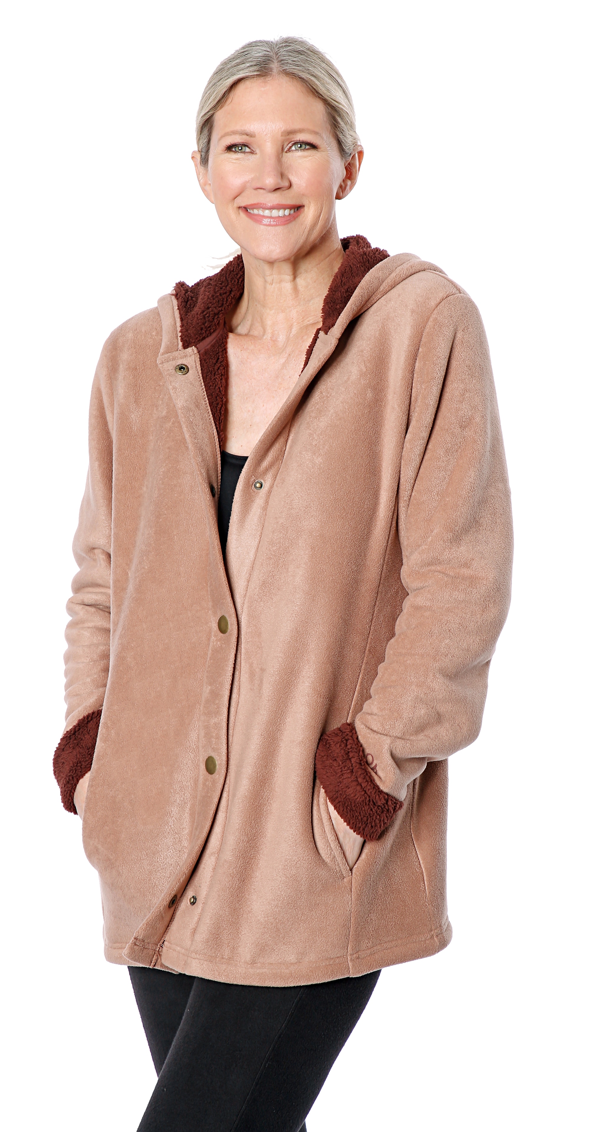 cuddl duds hooded fleece