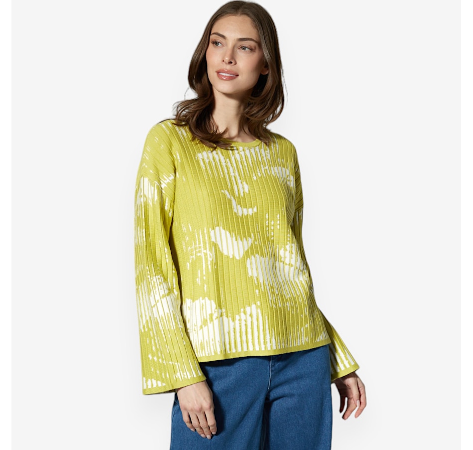 Image 528875_KIWCO.jpg, Product 528-875 / Price $129.90, Wynne Style Patterned Textured Jacquard Sweater from Wynnelayers on TSC.ca's Fashion department