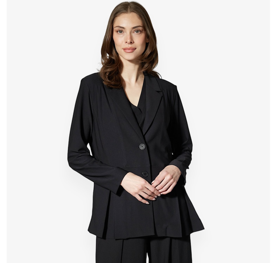 Wynne Style Luxe Crepe Origami Jacket