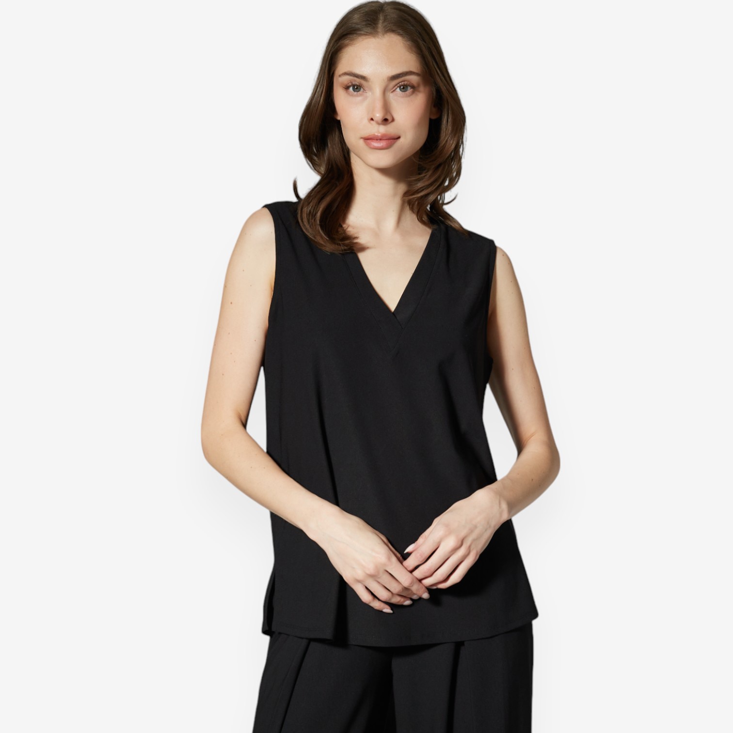 theredthread S bicolor layered tops bk⑤ Spacedye Vitality Colorblock Cropped Tank | Beyond Yoga