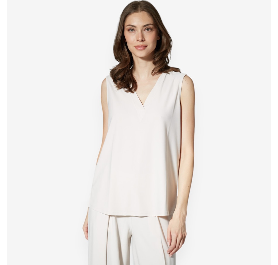 Image 528880_OYS.jpg, Product 528-880 / Price $24.33, Wynne Style Luxe Crepe Origami Tank from Wynnelayers on TSC.ca's Fashion department