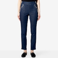 Hailey Lyn Narrow Leg Stretch Denim Pant