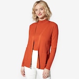 Hailey Lyn Two-Piece Mock Neck Tank and Ribbed Cardigan Set
