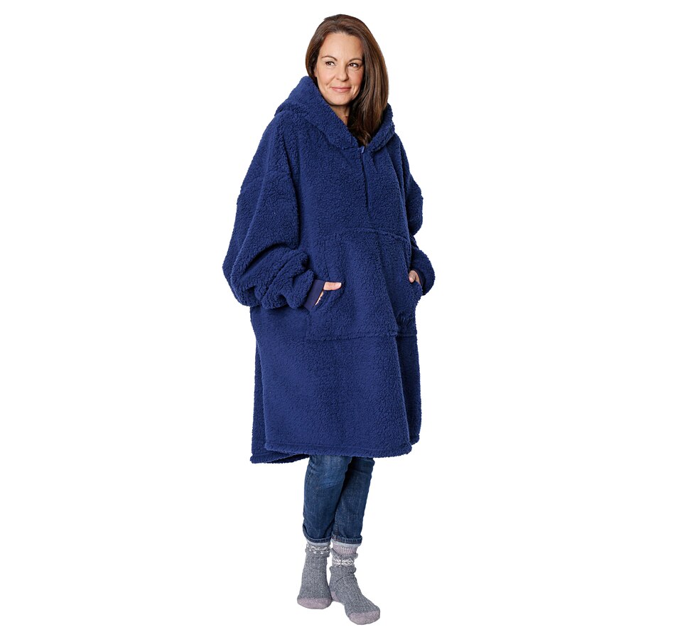 Home & Garden - Bedding & Bath - Blankets, Quilts, Coverlets & Throws -  Blankets - The Comfy Teddy Bear Quarter-Zip - Online Shopping for Canadians