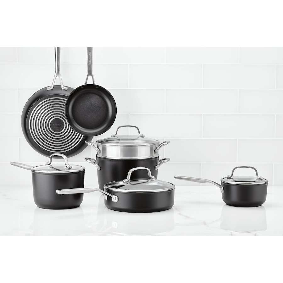 Image 528959.jpg, Product 528-959 / Price $899.99, KitchenAid 11-Piece Non-Stick Cookware Set from KitchenAid on TSC.ca's Kitchen department