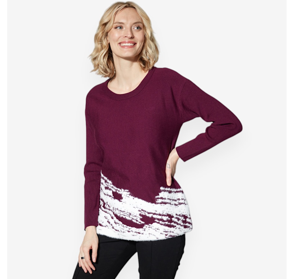 Image 529044_BRY.jpg, Product 529-044 / Price $29.33, Hailey Lyn Long Sleeve Sweater from Hailey Lyn on TSC.ca's Fashion department