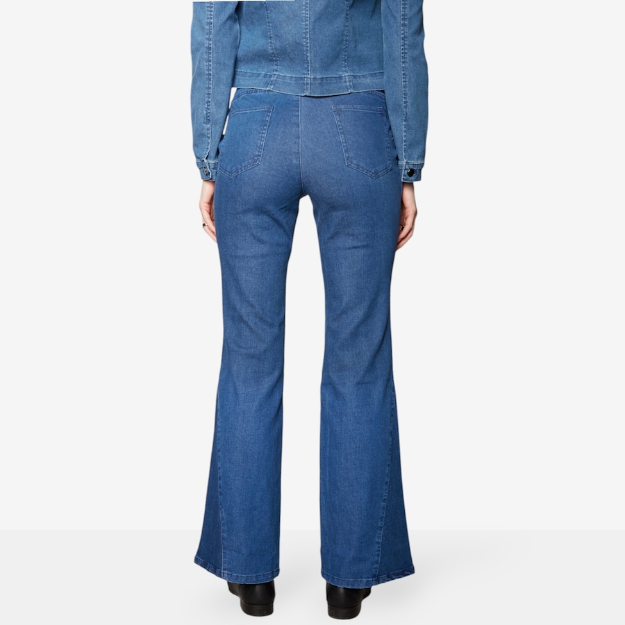 Image 529045_ALTMORE1.jpg, Product 529-045 / Price $29.33, Hailey Lyn Flare Leg Mix Denim Pull-On Jean from Hailey Lyn on TSC.ca's Fashion department