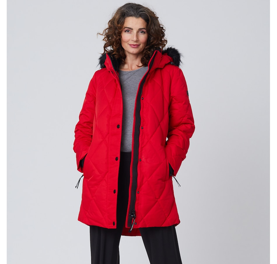 Image 529063_RALRT.jpg, Product 529-063 / Price $459.99, Arctic Expedition Quilted Jacket with Detachable Hood and Fixed Fur Trim from Arctic Expedition on TSC.ca's Fashion department