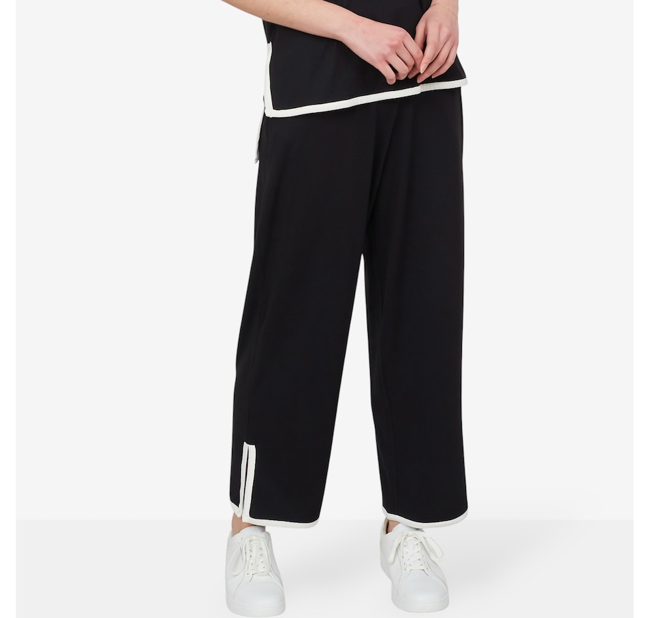 Image 529073_BLK.jpg, Product 529-073 / Price $14.33, Cuddl Duds Flexwear Colour Accent Pant from Cuddl Duds on TSC.ca's Fashion department
