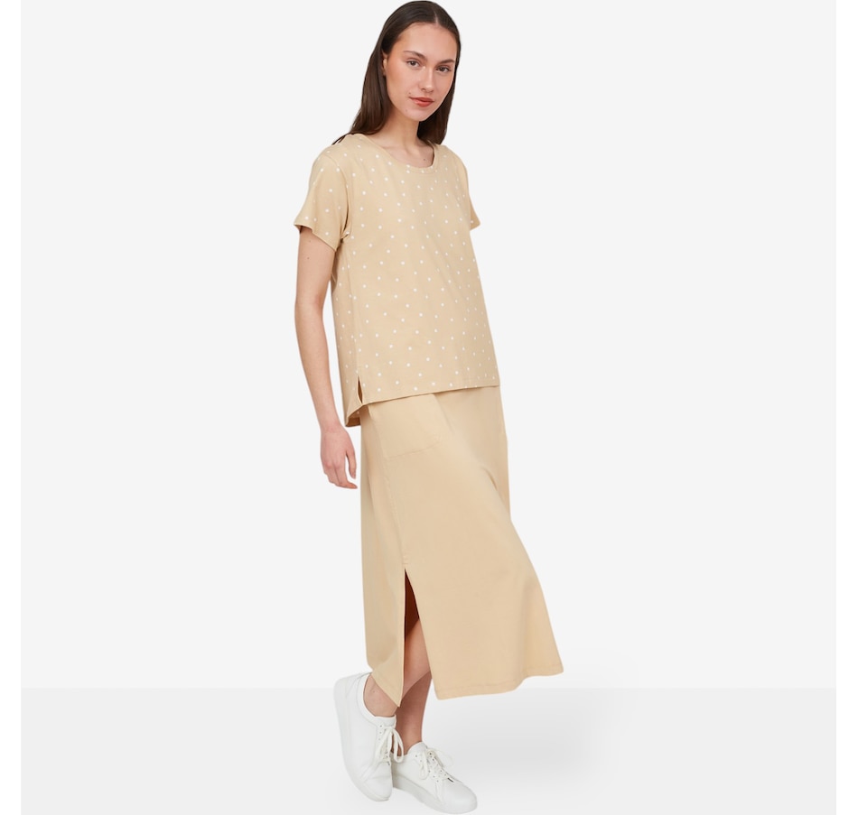 Image 529076_ALTMORE2.jpg, Product 529-076 / Price $29.33, Cuddl Duds Cottonwear+ Two-Piece Tee and Tank Dress from Cuddl Duds on TSC.ca's Fashion department