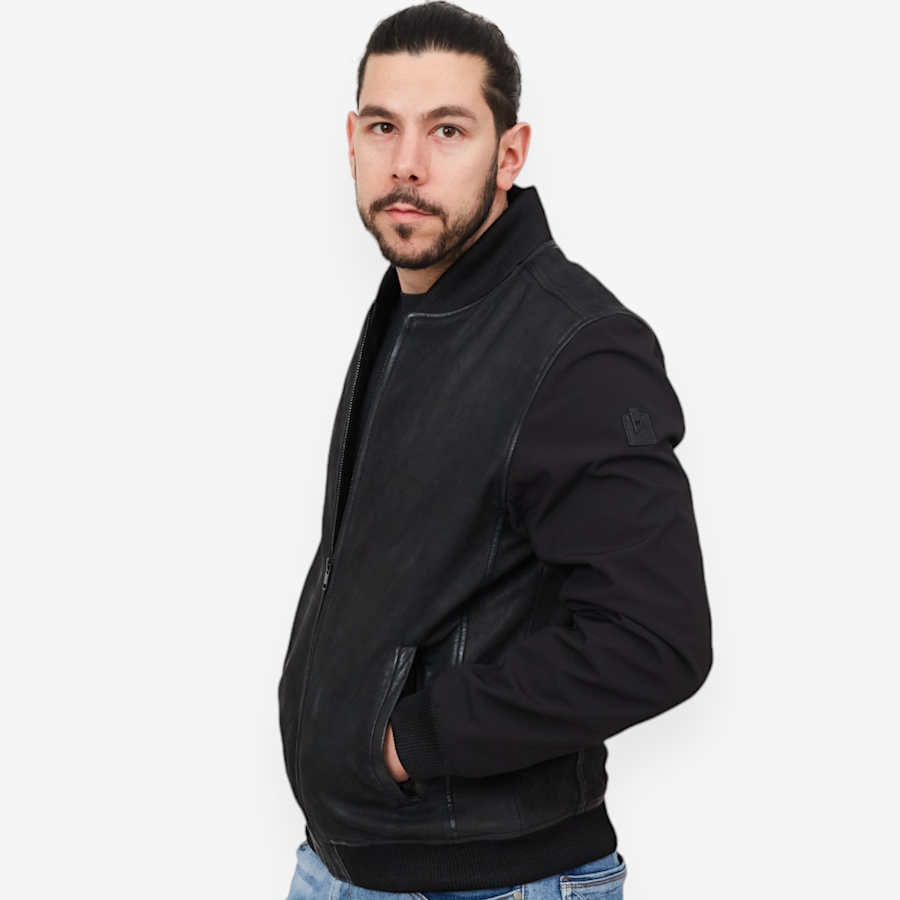 Image 529095_ALTMORE1.jpg, Product 529-095 / Price $229.88, Mauritius Men's Tech Sleeve Bomber Jacket from Mauritius on TSC.ca's Fashion department