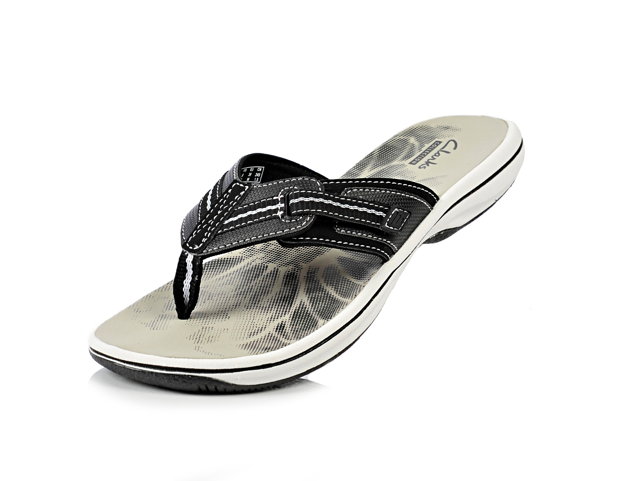 clarks brinkley jazz flip flops