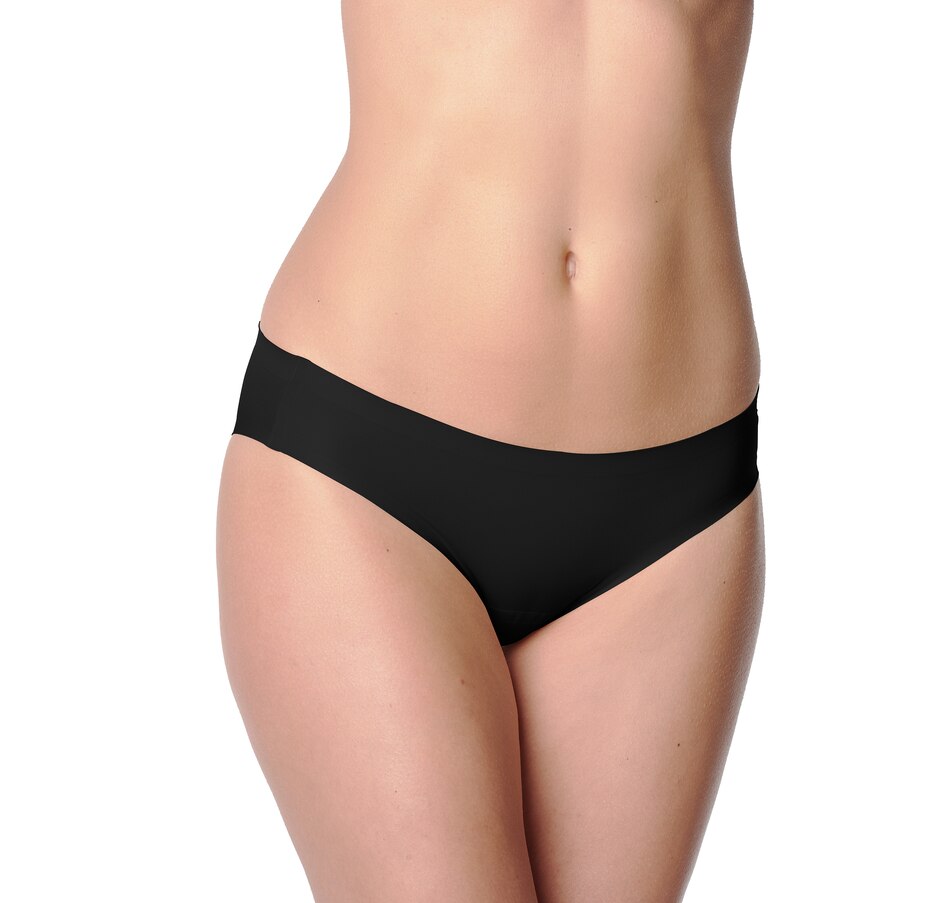 Image 536647_BLK.jpg, Product 536-647 / Price $28.00, knixwear Everyday Seamless Leakproof Bikini from Knixwear on TSC.ca's Clothing & Shoes department