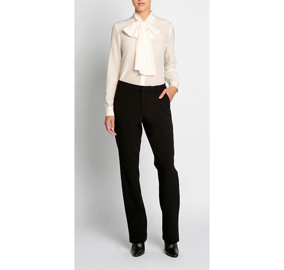 Image 537516_CRM.jpg , Product 537-516 / Price $295.00 , PINK TARTAN Silk Alex Tie Blouse from Pink Tartan on TSC.ca's Fashion department