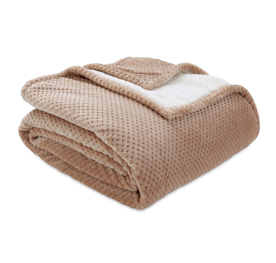 tsc.ca Berkshire Blanket Shimmersoft Reverse to Sherpa Blanket