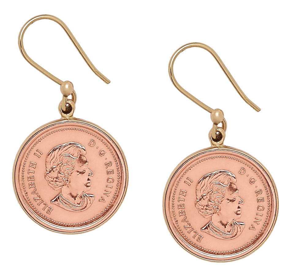 Image 544943_ALTMORE1.jpg, Product 544-943 / Price $33.99, Alchemía by Charles Albert Canadian Penny Earrings from Alchemia by Charles Albert on TSC.ca's Jewellery department