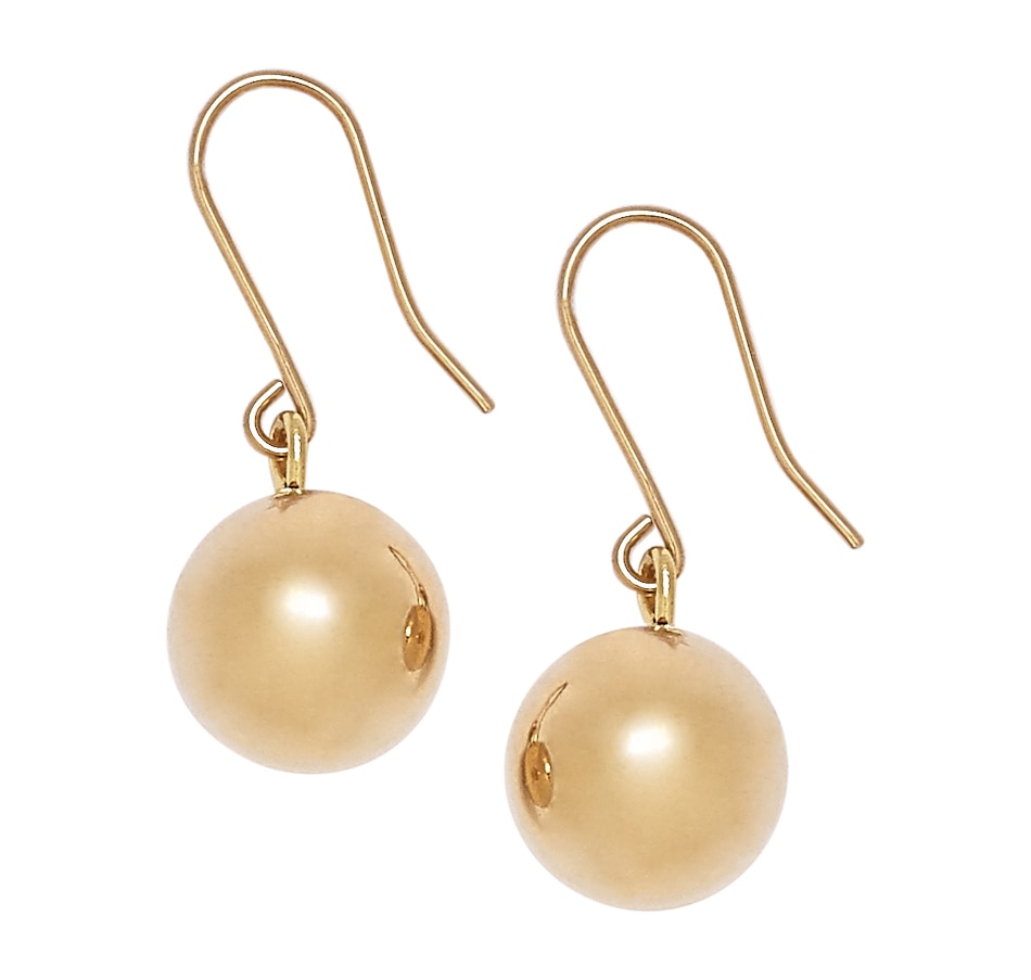 tsc.ca - Res'Oro 14K Italian Gold Electroform Bead Drop Earrings
