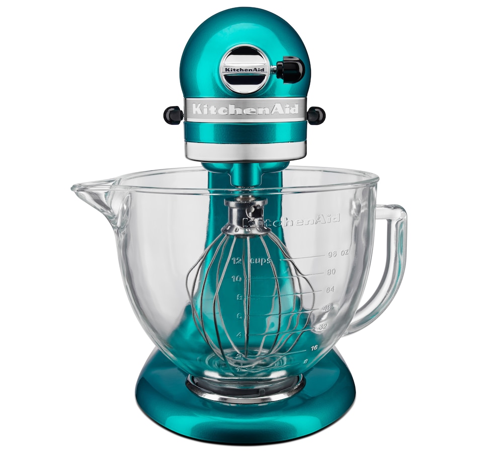 KitchenAid® Artisan® Design Series 5 Quart Tilt-Head Stand Mixer with Glass  Bowl & Reviews