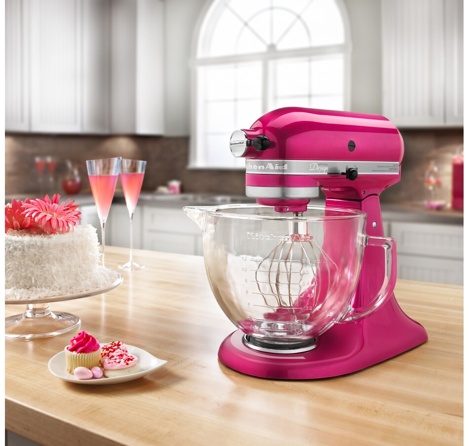 KitchenAid KSM155GBTD Truffle Dust 5-quart Design Series Mixer, Glass Bowl  - Bed Bath & Beyond - 10634006