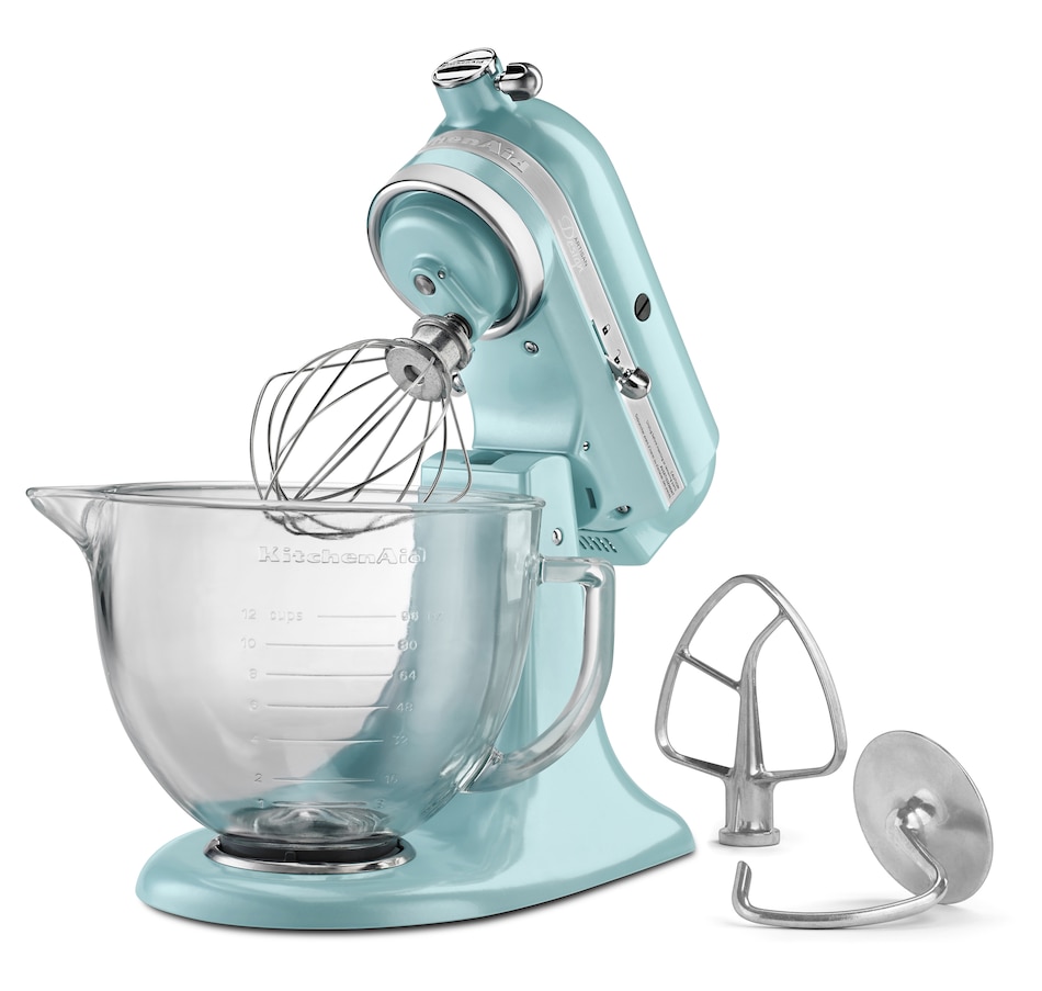 KitchenAid® Artisan® Design Series 5 Quart Tilt-Head Stand Mixer with Glass  Bowl
