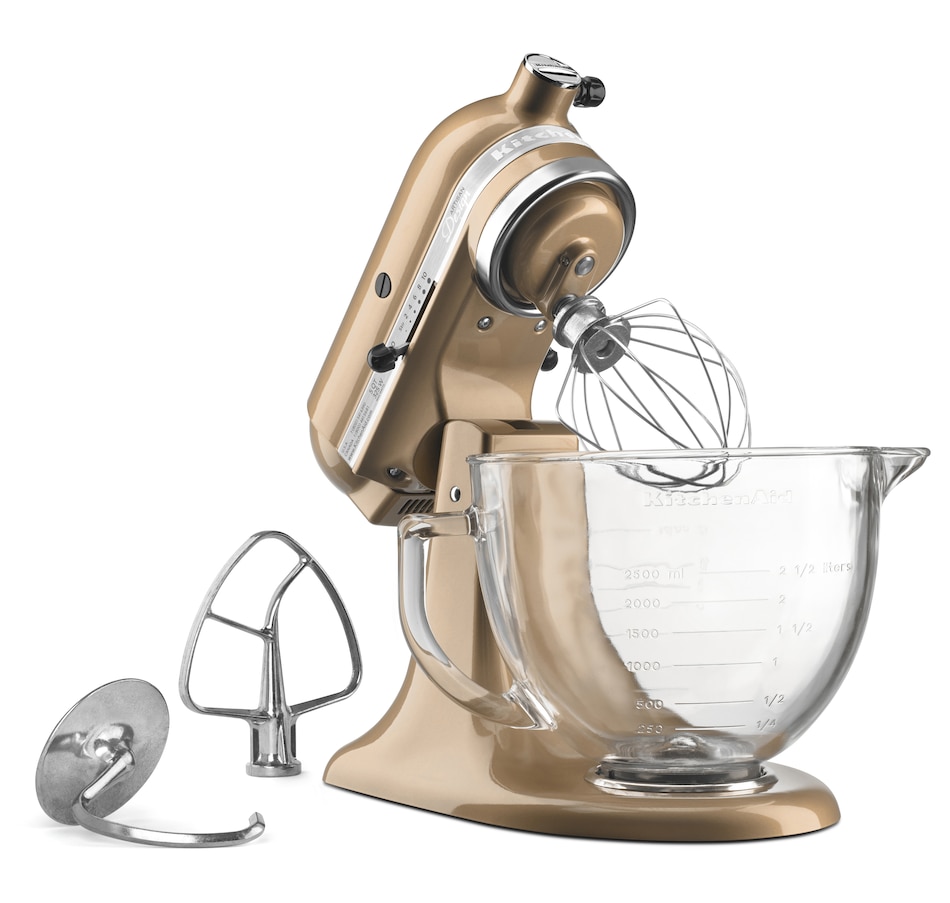 Image 551878_CHM.jpg, Product 551-878 / Price $494.99, KitchenAid Artisan Design Series 5-Quart Tilt-Head Stand Mixer with Glass Bowl on TSC.ca's department