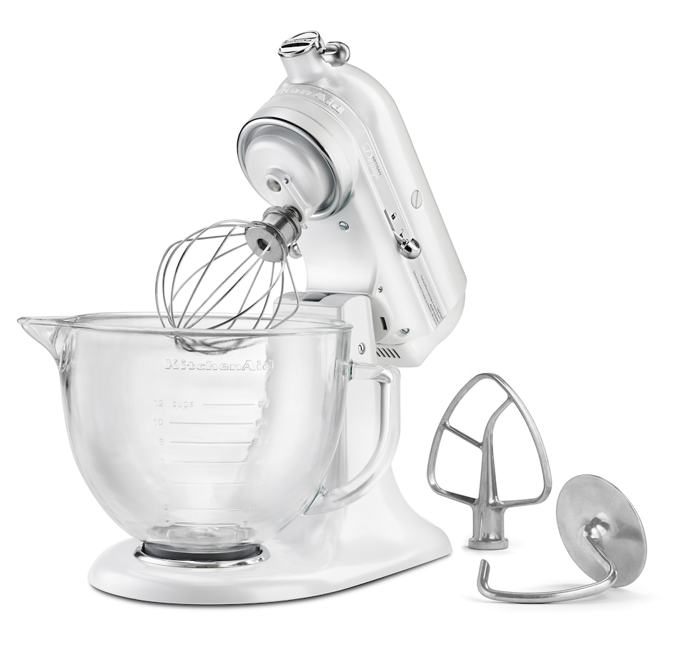 Image 551878_FPEAR.jpg, Product 551-878 / Price $494.99, KitchenAid Artisan Design Series 5-Quart Tilt-Head Stand Mixer with Glass Bowl on TSC.ca's department