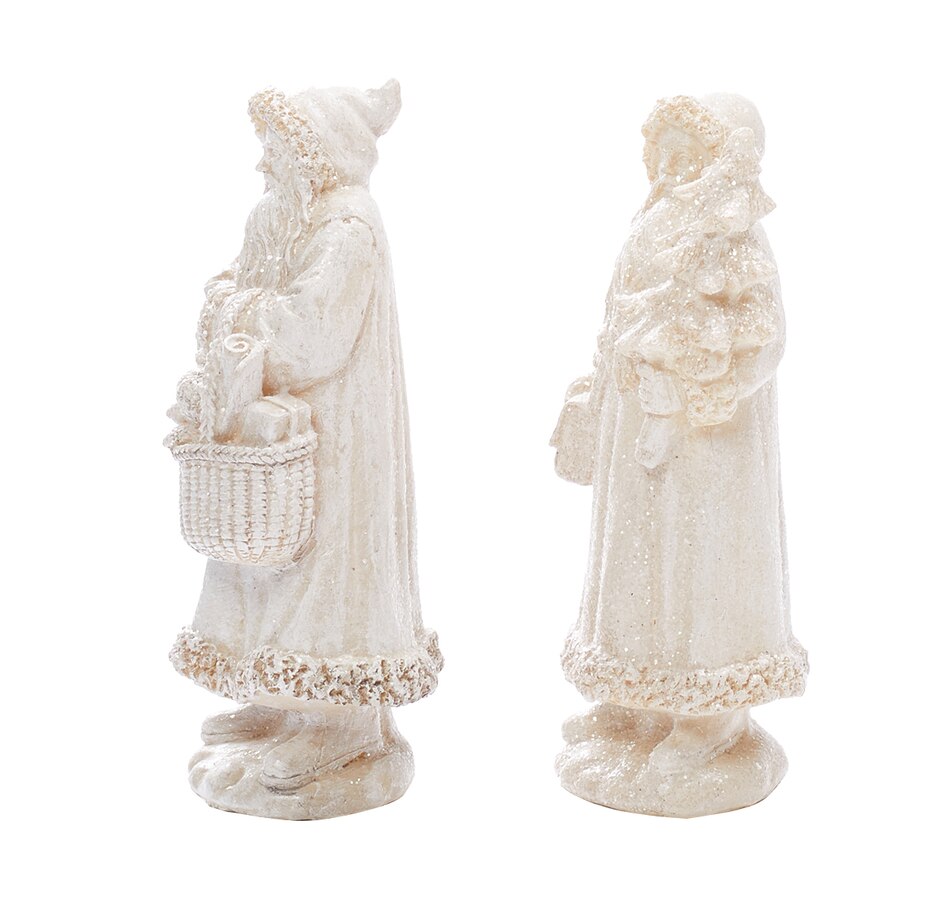 Image 551903_ALTMORE1.jpg, Product 551-903 / Price $36.99, Holiday Memories Shimmering Country Estate Santas (Set of 2) from Holiday Memories on TSC.ca's Home & Garden department