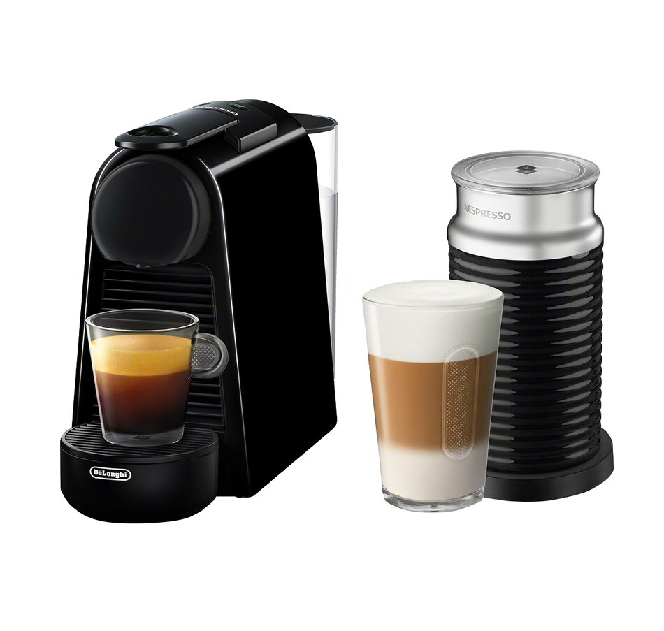 Image 552276_BLK.jpg, Product 552-276 / Price $279.00, Nespresso Essenza Mini with Aeroccino by De'Longhi from Nespresso on TSC.ca's Kitchen department