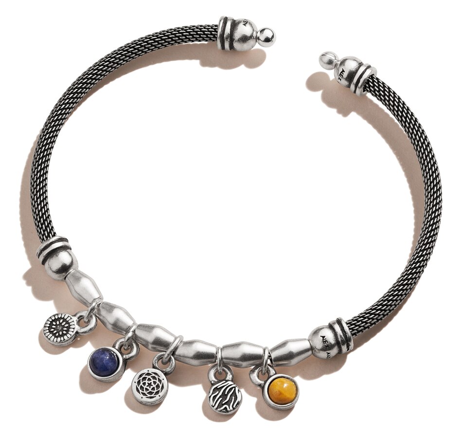 Image 552626.jpg, Product 552-626 / Price $46.88, Alex and Ani New Beginnings Multi Charm Mesh Cuff from Alex and Ani on TSC.ca's Jewellery department